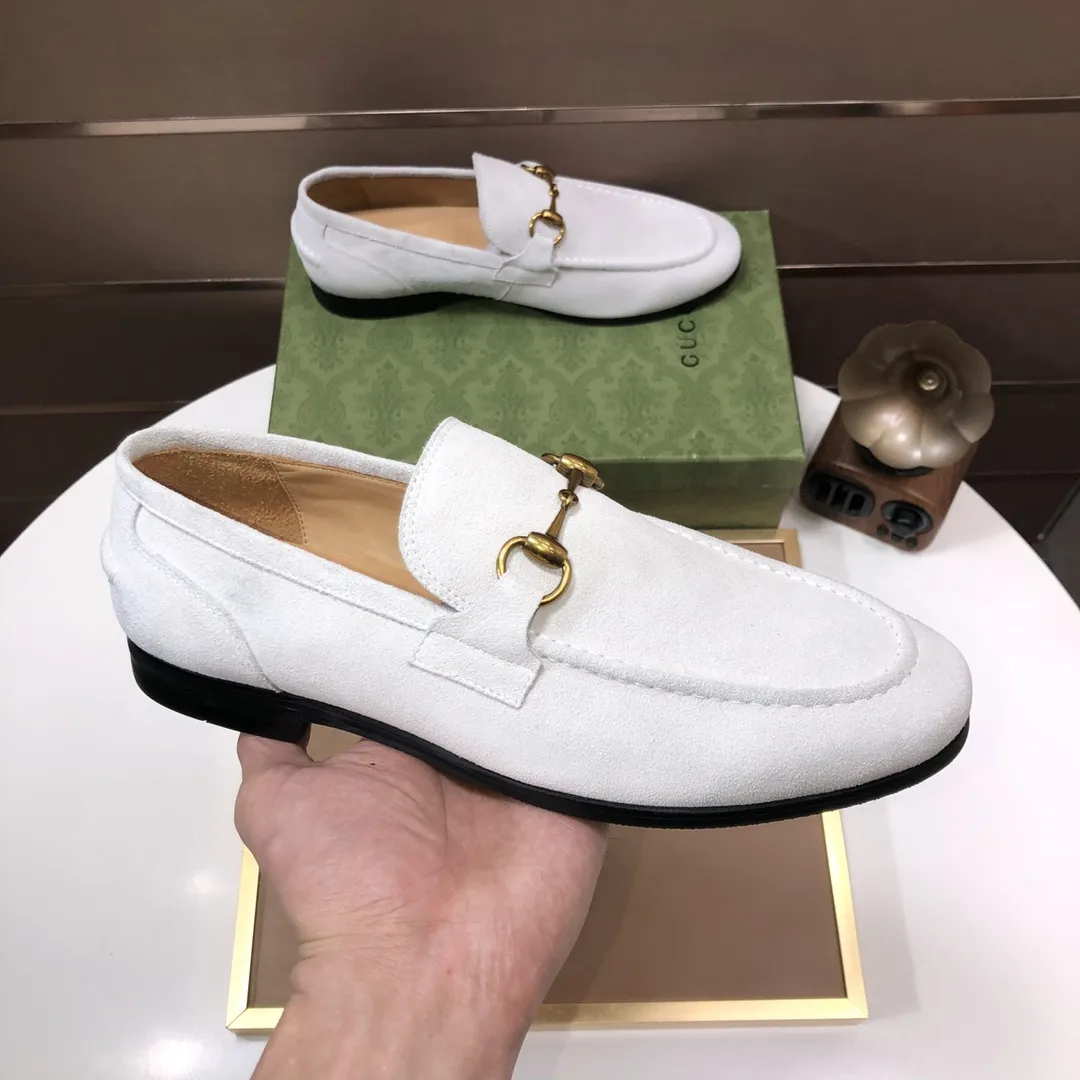 Men's shoes 💰580💰[GUCCI—Gucci] The latest high-end version of Gucci. Official website new model. Available at the same time at counters, the uppers are made of original cowhide imported from Italy/matched with the original special material splicing design concept; "highlight, high-end, grade, extravagance" and exquisite workmanship (original mesh fabric) sole: original factory special outsole size (38-45) (custom-made 45 non-returnable)